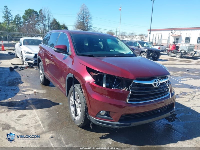 2015 TOYOTA HIGHLANDER LE PLUS V6 – Lot 44617251 auction photo