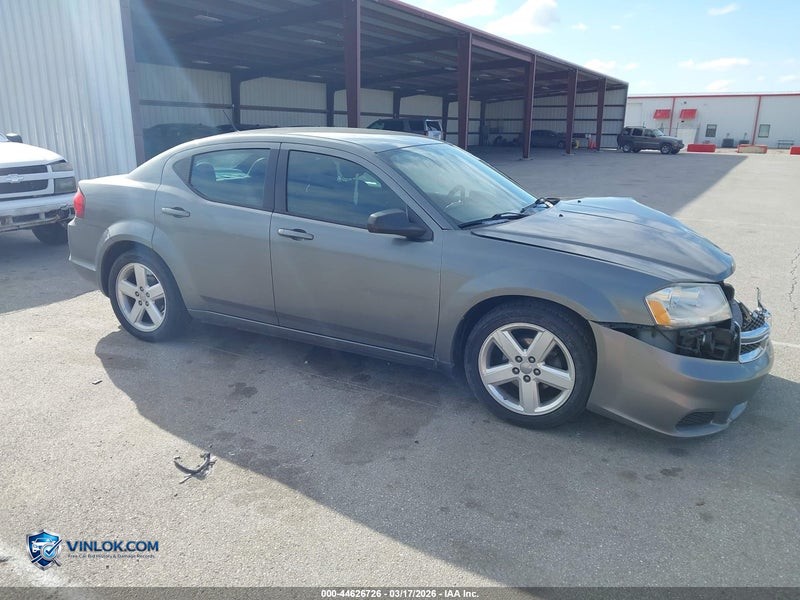 2013 DODGE AVENGER SE – Lot 44626726 auction photo