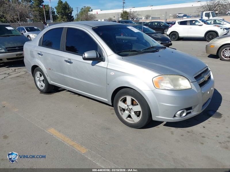 2008 CHEVROLET AVEO LT – Lot 44635336 auction photo