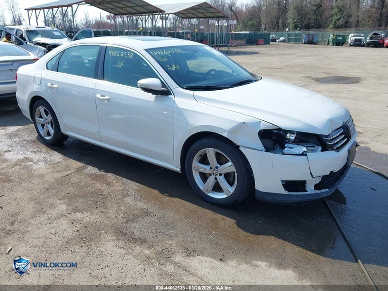 2012 VOLKSWAGEN PASSAT 2.5L SE – Lot 44662538 auction photo