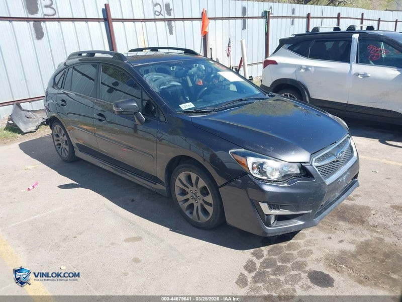2016 SUBARU IMPREZA 2.0I SPORT PREMIUM – Lot 44679641 auction photo