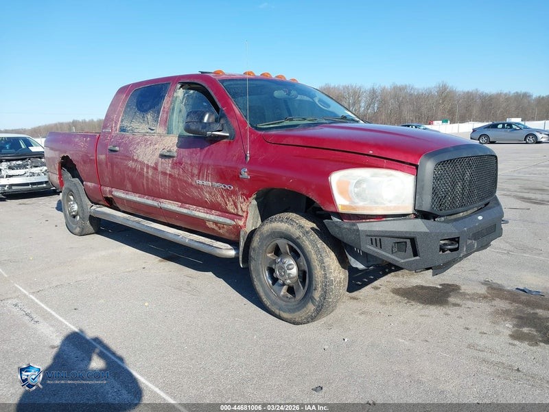 2006 DODGE RAM 3500 LARAMIE – Lot 44681006 auction photo