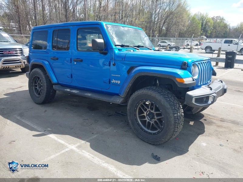 2022 JEEP WRANGLER UNLIMITED SAHARA 4X4 – Lot 44684121 auction photo