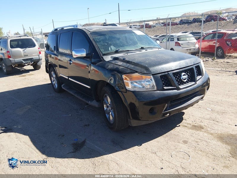 2011 NISSAN ARMADA PLATINUM – Lot 44686114 auction photo
