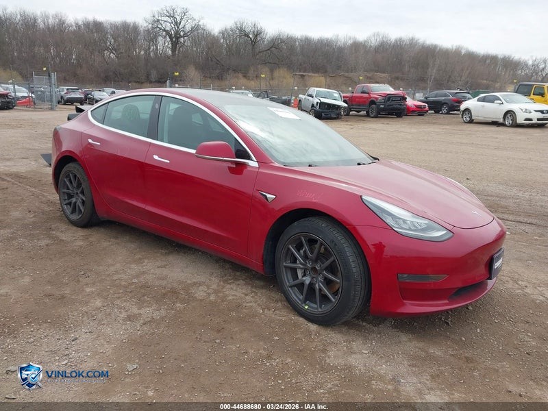 2019 TESLA MODEL 3 LONG RANGE/MID RANGE/STANDARD RANGE/STANDARD RANGE PLUS – Lot 44688680 auction photo