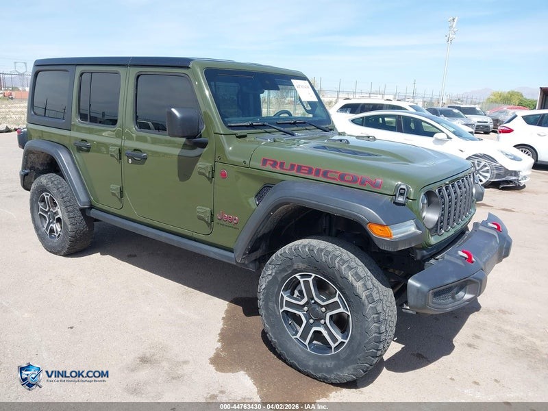 2024 JEEP WRANGLER 4-DOOR RUBICON 4X4 – Lot 44763430 auction photo