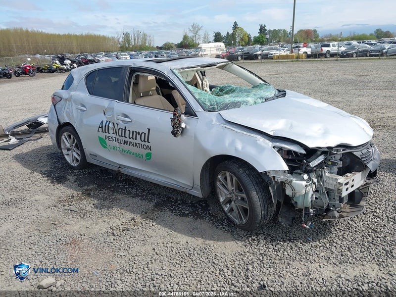 2014 LEXUS CT 200H   – Lot 44788165 auction photo