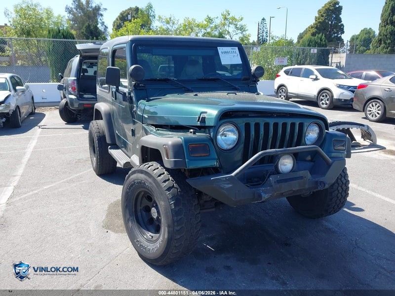 2001 JEEP WRANGLER SE – Lot 44801151 auction photo