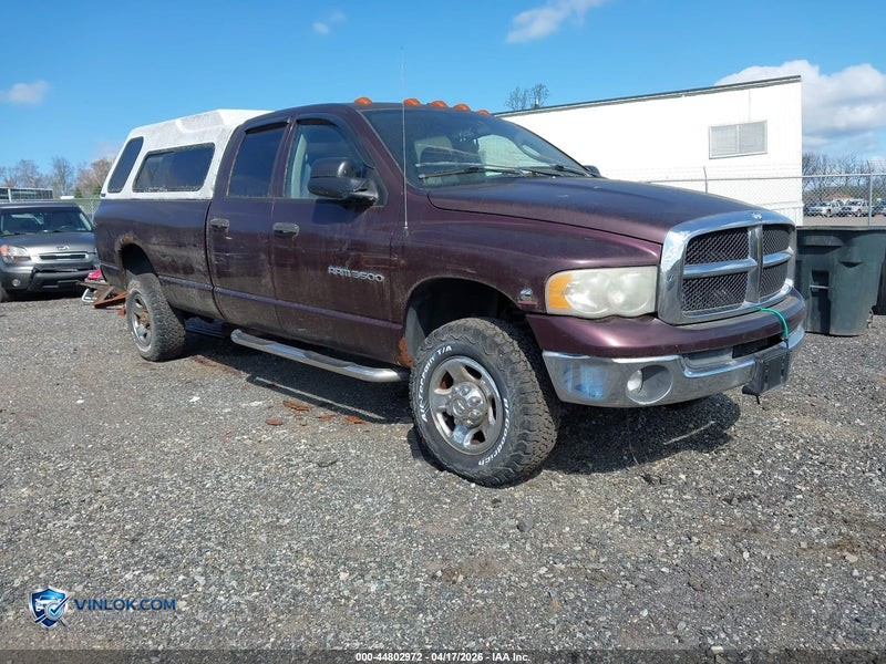 2004 DODGE RAM 3500 SLT/LARAMIE – Lot 44802972 auction photo