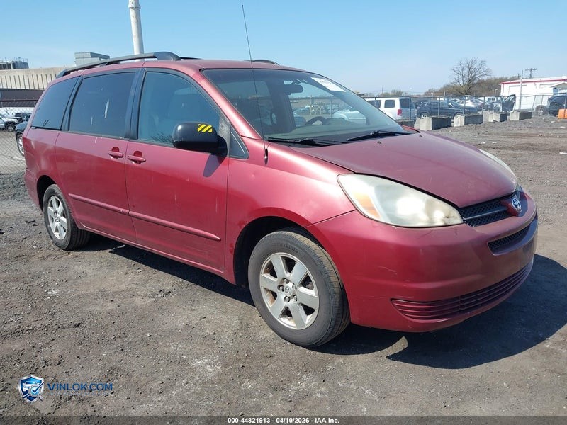2005 TOYOTA SIENNA LE – Lot 44821913 auction photo