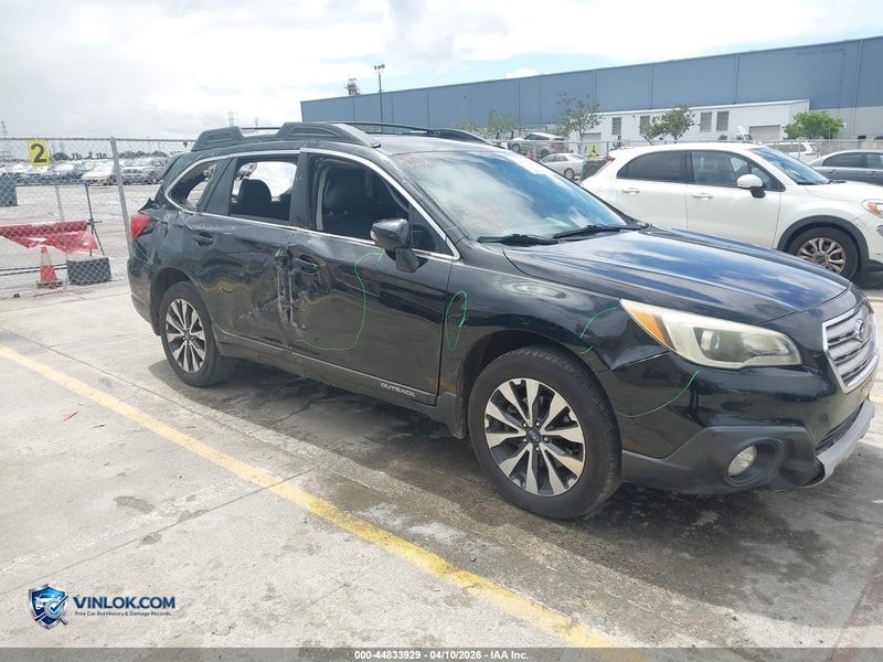 2015 SUBARU OUTBACK 2.5I LIMITED – Lot 44833929 auction photo