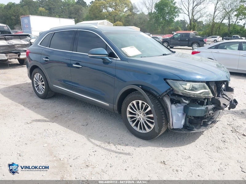 2016 LINCOLN MKX SELECT – Lot 44855113 auction photo