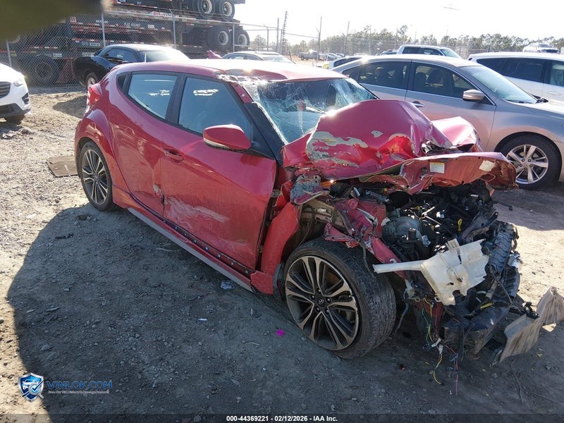 2016 HYUNDAI VELOSTER – Lot 44369221 auction photo
