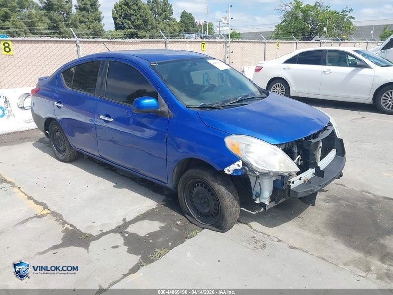2014 NISSAN VERSA 1.6 SV – Lot 44869190 auction photo