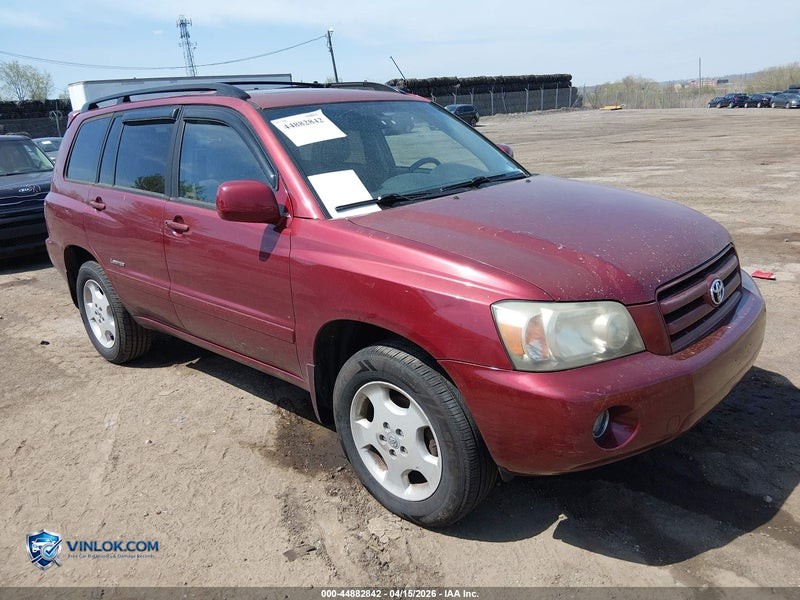 2006 TOYOTA HIGHLANDER LIMITED V6 – Lot 44882842 auction photo