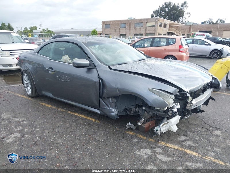 2011 INFINITI G37   – Lot 44919391 auction photo