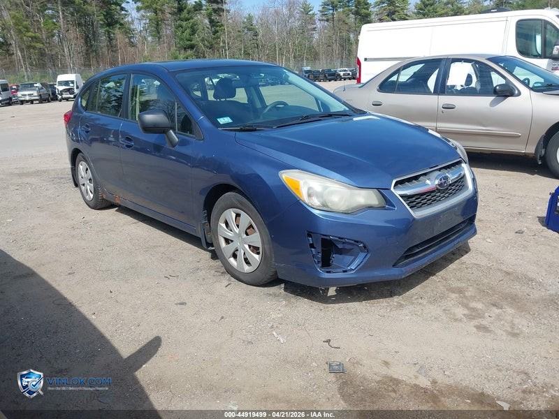 2012 SUBARU IMPREZA 2.0I – Lot 44919499 auction photo