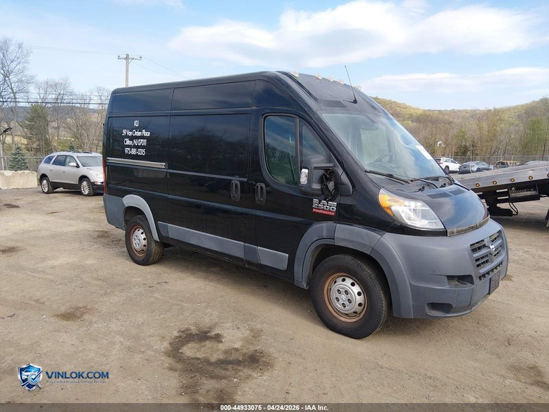 2018 RAM PROMASTER 2500 HIGH ROOF 136 WB – Lot 44933075 auction photo