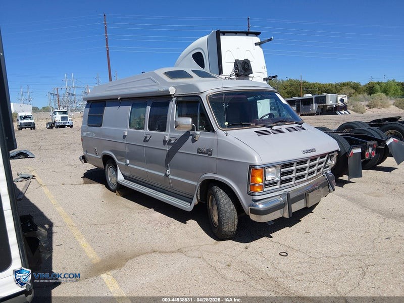 1990 DODGE RAM VAN B250 – Lot 44938531 auction photo