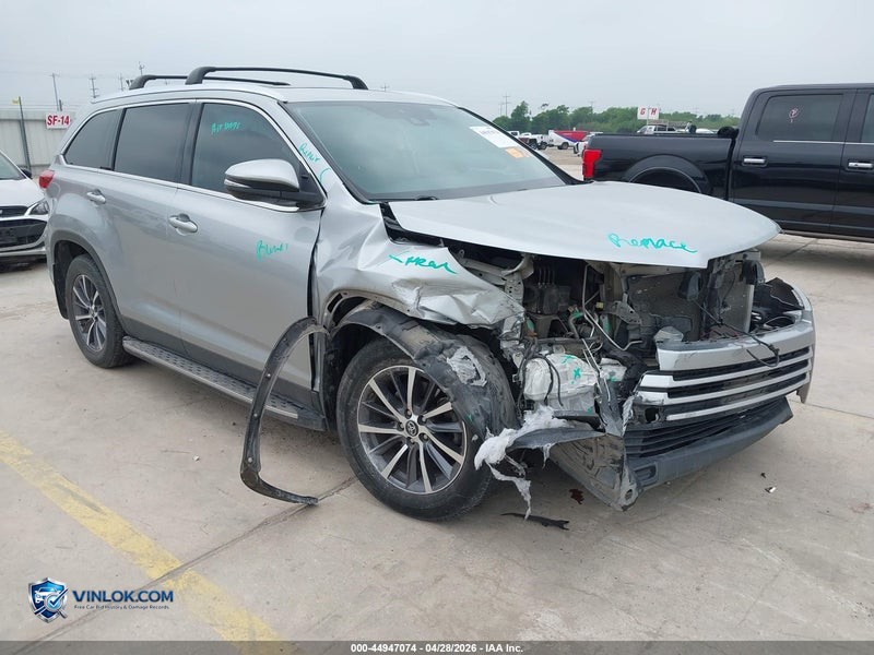 2019 TOYOTA HIGHLANDER XLE – Lot 44947074 auction photo