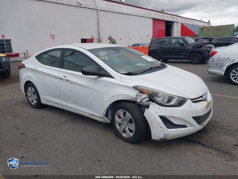 2016 HYUNDAI ELANTRA SE – Lot 44964008 auction photo
