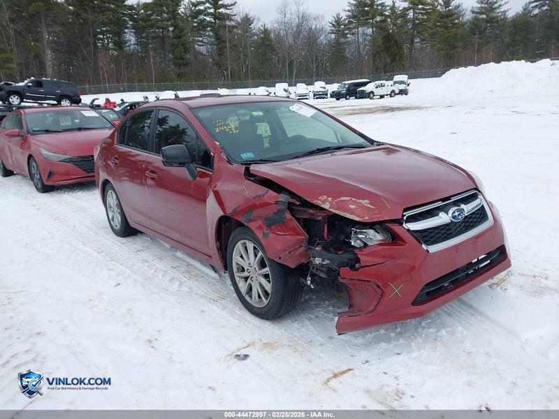 2012 SUBARU IMPREZA – Lot 44472997 auction photo
