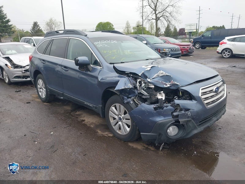 2015 SUBARU OUTBACK 2.5I PREMIUM – Lot 44976840 auction photo