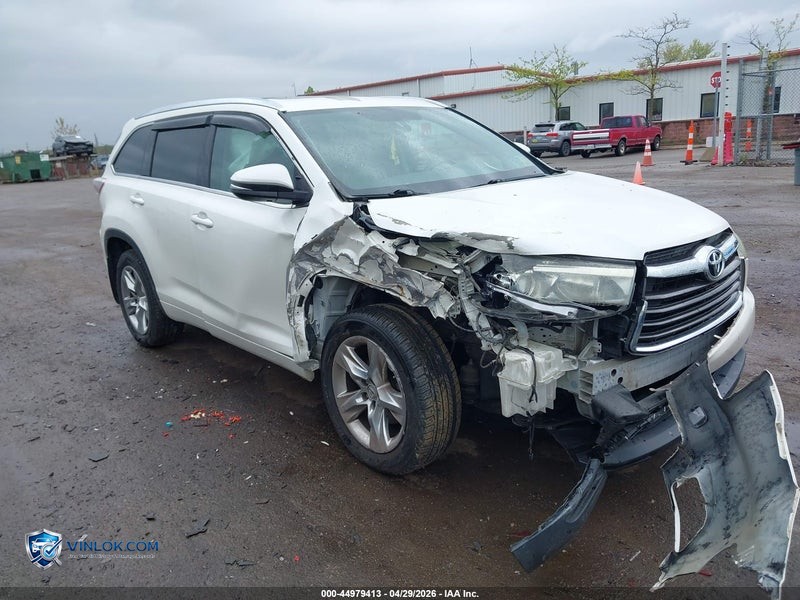 2015 TOYOTA HIGHLANDER LIMITED V6 – Lot 44979413 auction photo