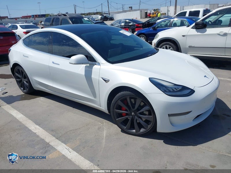 2020 TESLA MODEL 3 PERFORMANCE DUAL MOTOR ALL-WHEEL DRIVE – Lot 44997203 auction photo