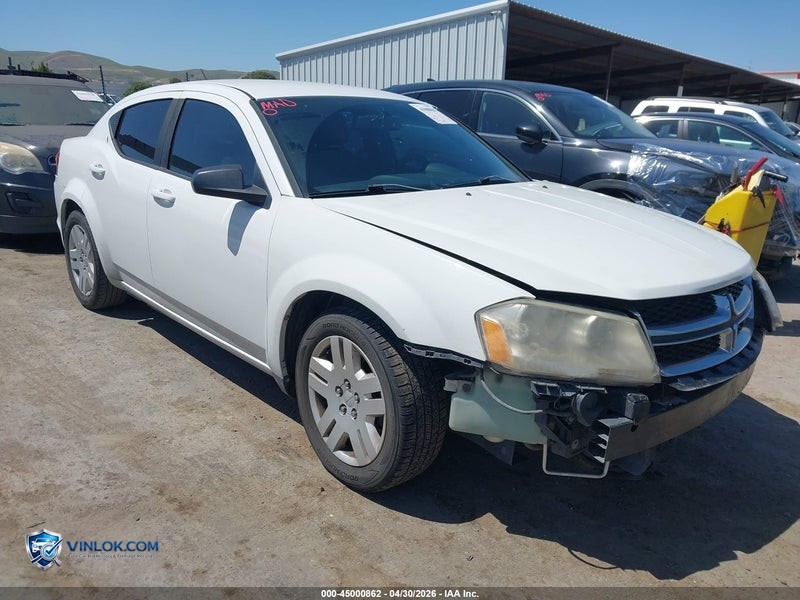 2013 DODGE AVENGER SE – Lot 45000862 auction photo