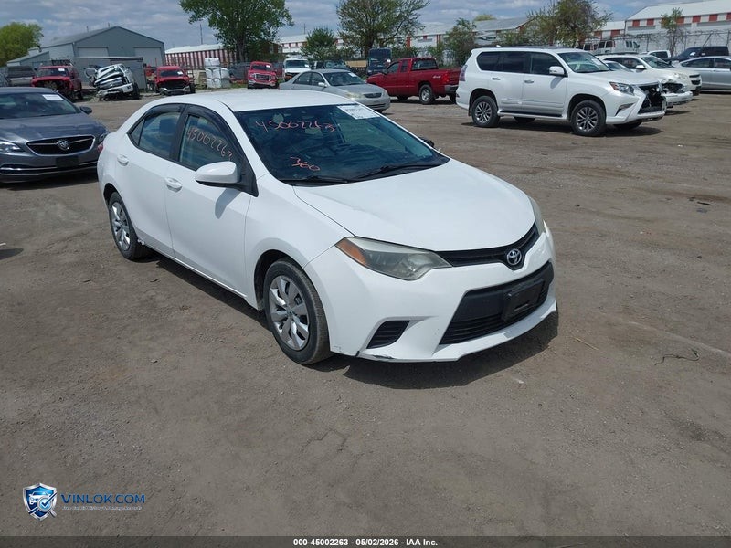 2014 TOYOTA COROLLA LE – Lot 45002263 auction photo