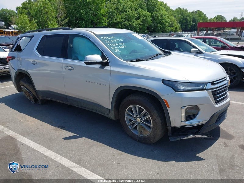 2022 CHEVROLET TRAVERSE FWD LT CLOTH – Lot 45004607 auction photo