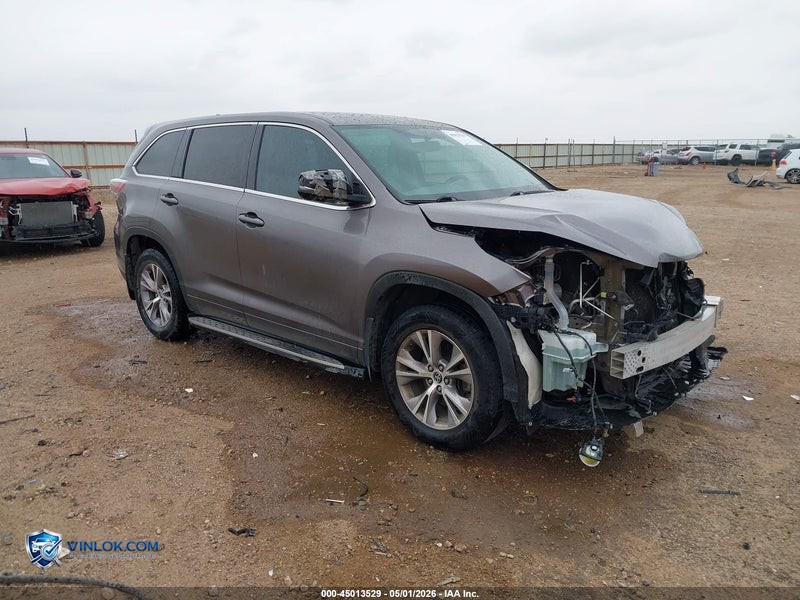 2016 TOYOTA HIGHLANDER LE PLUS V6 – Lot 45013529 auction photo