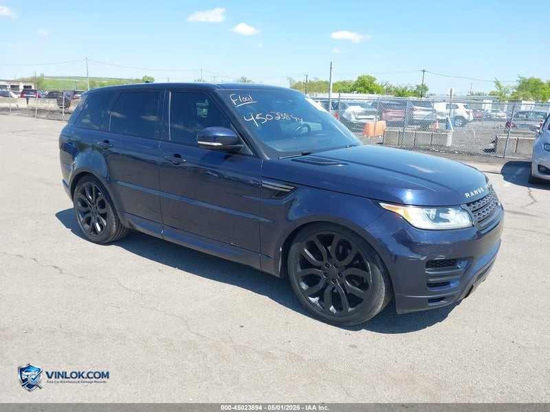 2016 LAND ROVER RANGE ROVER SPORT 3.0L V6 SUPERCHARGED SE – Lot 45023894 auction photo
