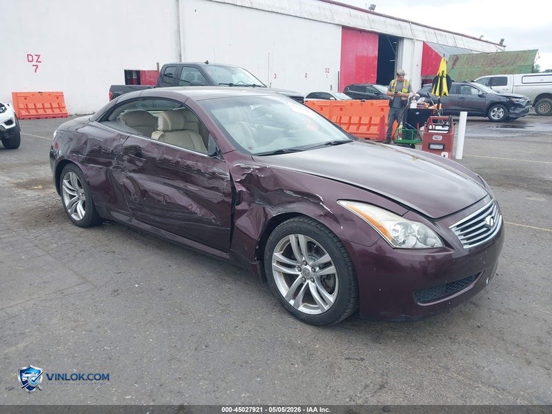 2010 INFINITI G37   – Lot 45027921 auction photo