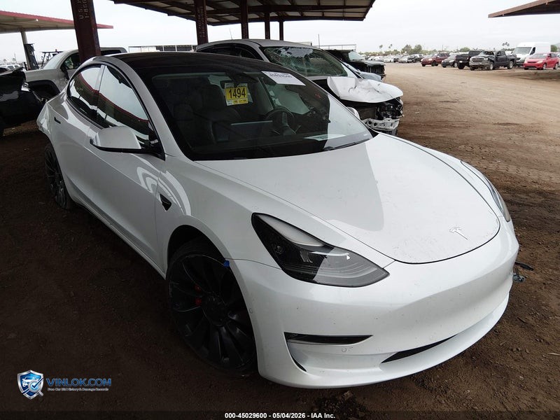 2021 TESLA MODEL 3 PERFORMANCE DUAL MOTOR ALL-WHEEL DRIVE – Lot 45029600 auction photo