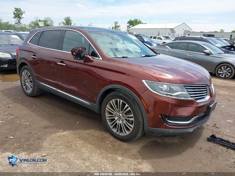 2016 LINCOLN MKX RESERVE – Lot 45046796 auction photo