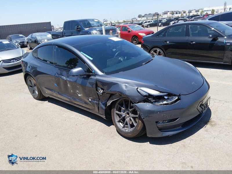 2022 TESLA MODEL 3 REAR-WHEEL DRIVE – Lot 45055800 auction photo