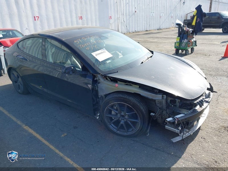 2023 TESLA MODEL 3 REAR-WHEEL DRIVE – Lot 45060042 auction photo