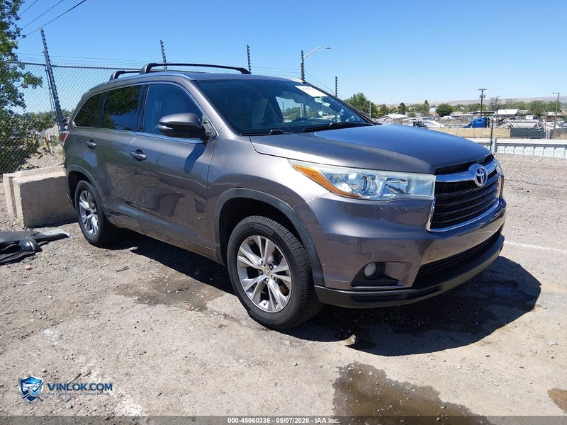 2015 TOYOTA HIGHLANDER XLE V6 – Lot 45060336 auction photo