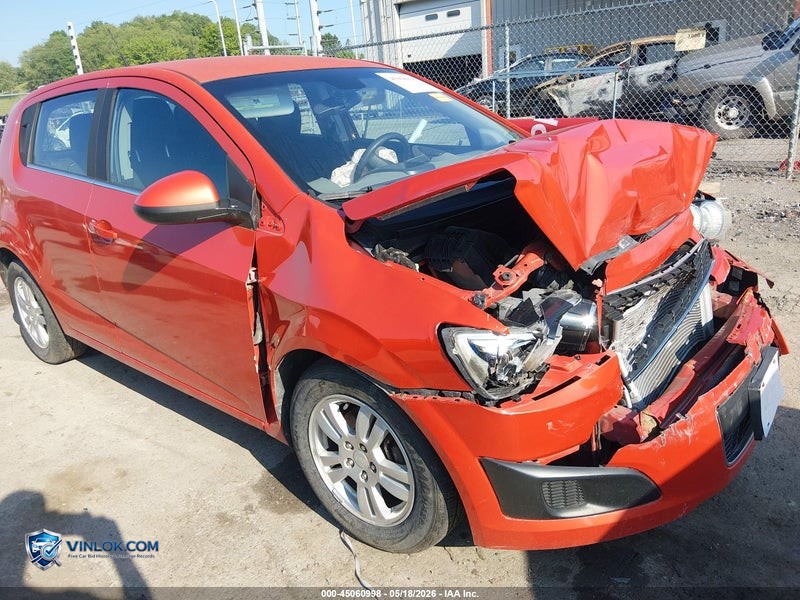 2013 CHEVROLET SONIC LT MANUAL – Lot 45060998 auction photo