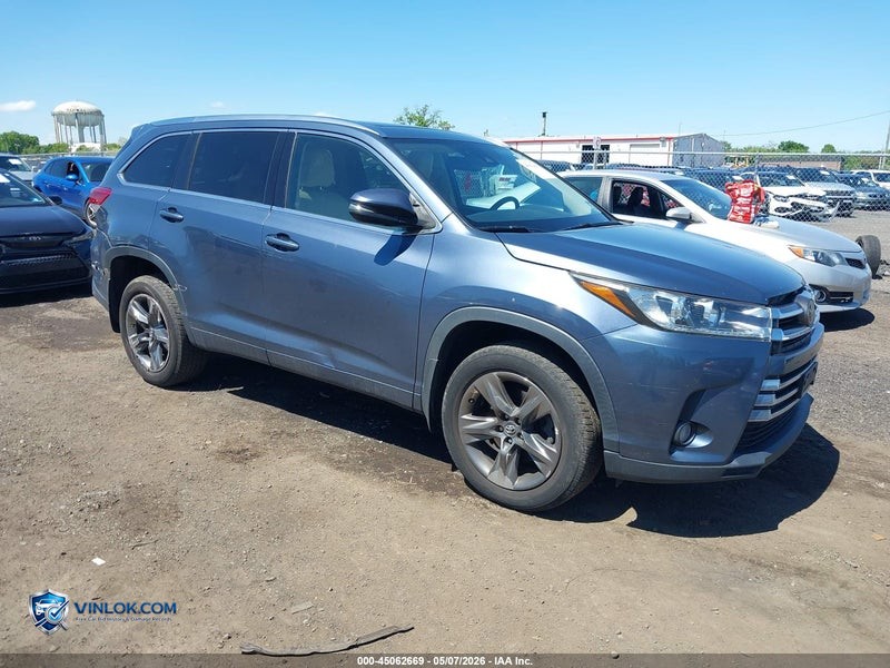 2017 TOYOTA HIGHLANDER LIMITED PLATINUM – Lot 45062669 auction photo