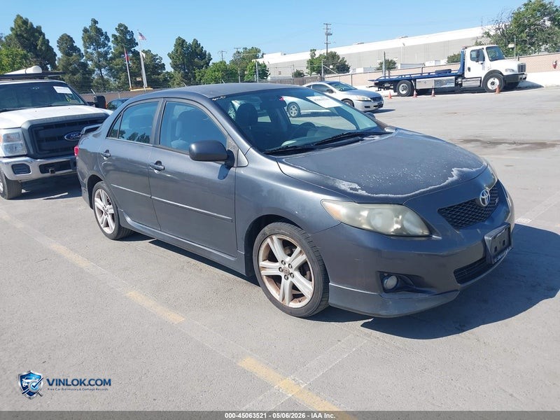 2009 TOYOTA COROLLA XRS – Lot 45063521 auction photo