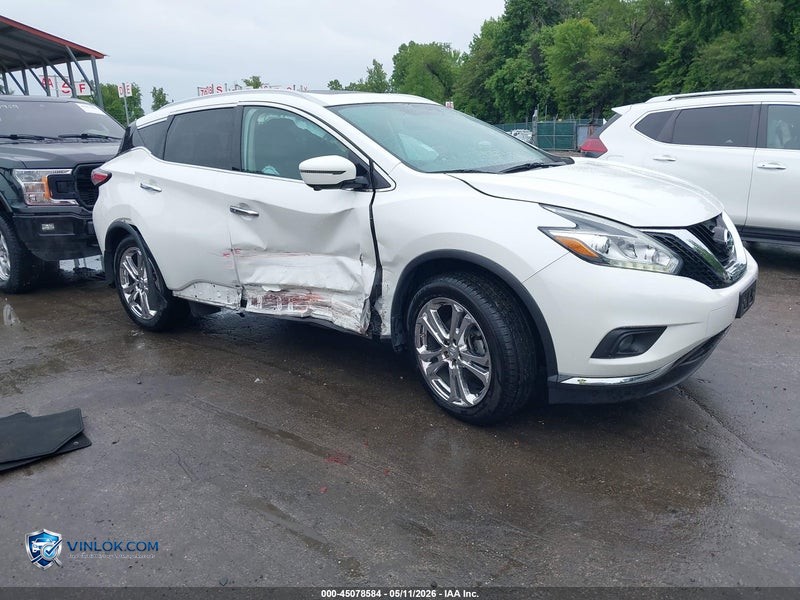 2018 NISSAN MURANO PLATINUM – Lot 45078584 auction photo
