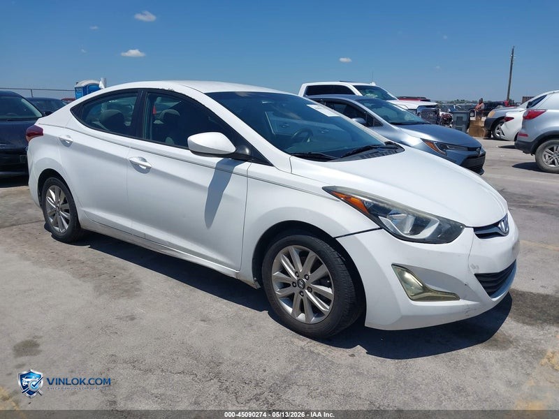 2016 HYUNDAI ELANTRA SE – Lot 45090274 auction photo