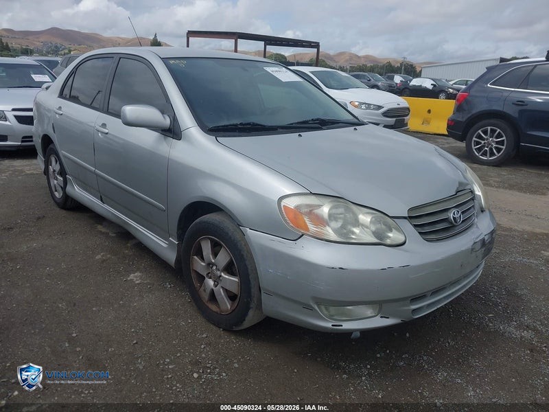 2003 TOYOTA COROLLA S – Lot 45090324 auction photo
