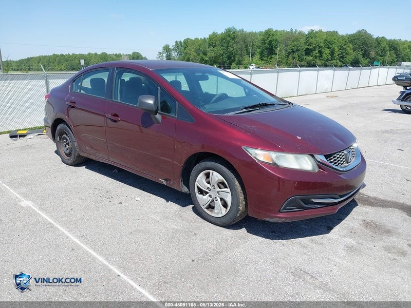 2013 HONDA CIVIC LX – Lot 45091165 auction photo