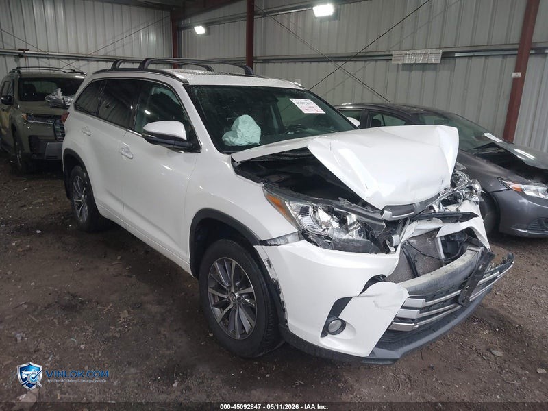 2018 TOYOTA HIGHLANDER XLE – Lot 45092847 auction photo