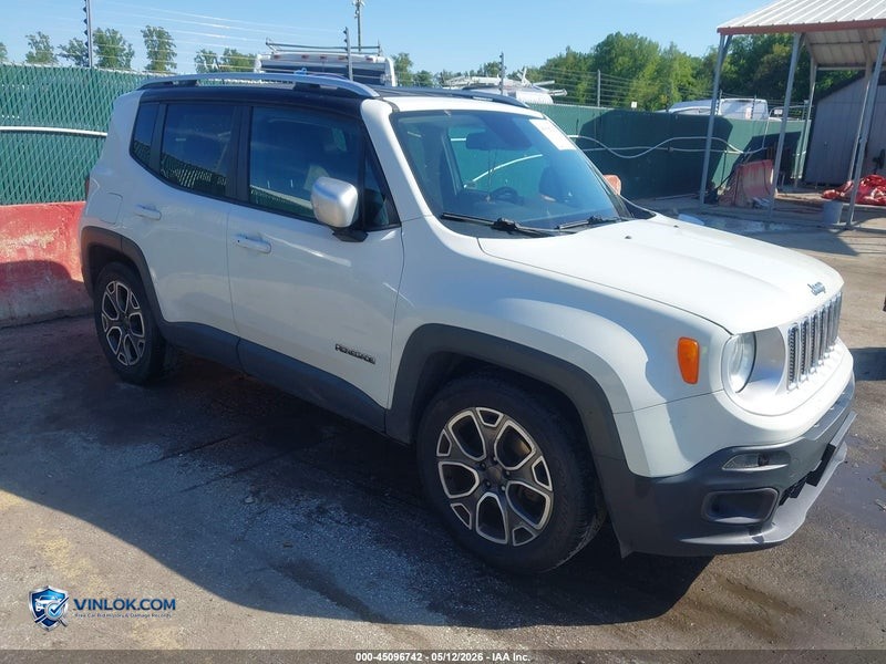 2016 JEEP RENEGADE LIMITED – Lot 45096742 auction photo