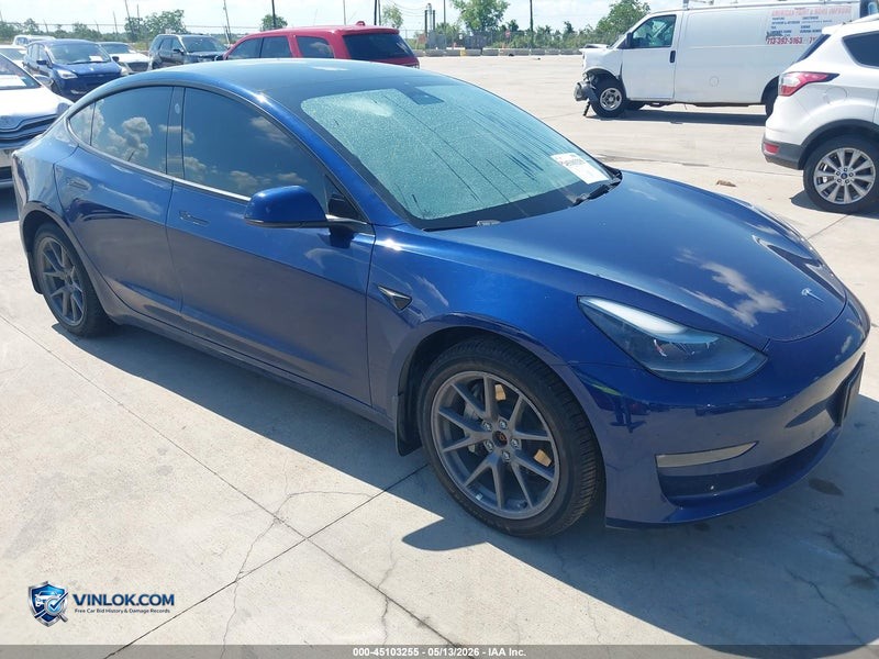 2022 TESLA MODEL 3 LONG RANGE DUAL MOTOR ALL-WHEEL DRIVE – Lot 45103255 auction photo